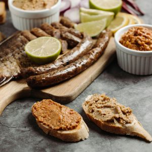 Cârnați afumați din pește - Bunătăți de la iaz 100 g